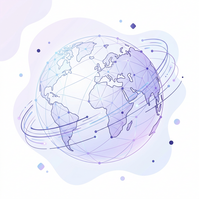 Global Connectivity Illustration